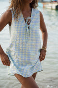Blue Gingham Swing