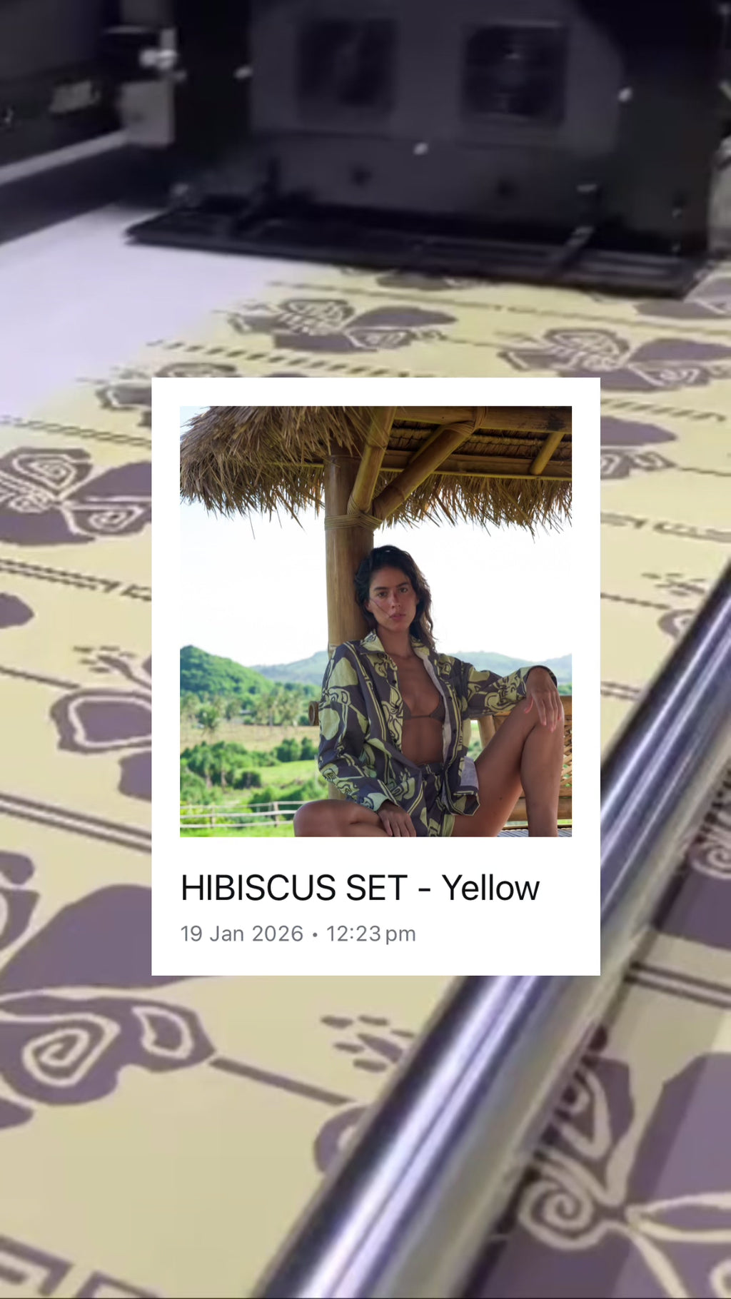 HIBISCUS HUE set - YELLOW