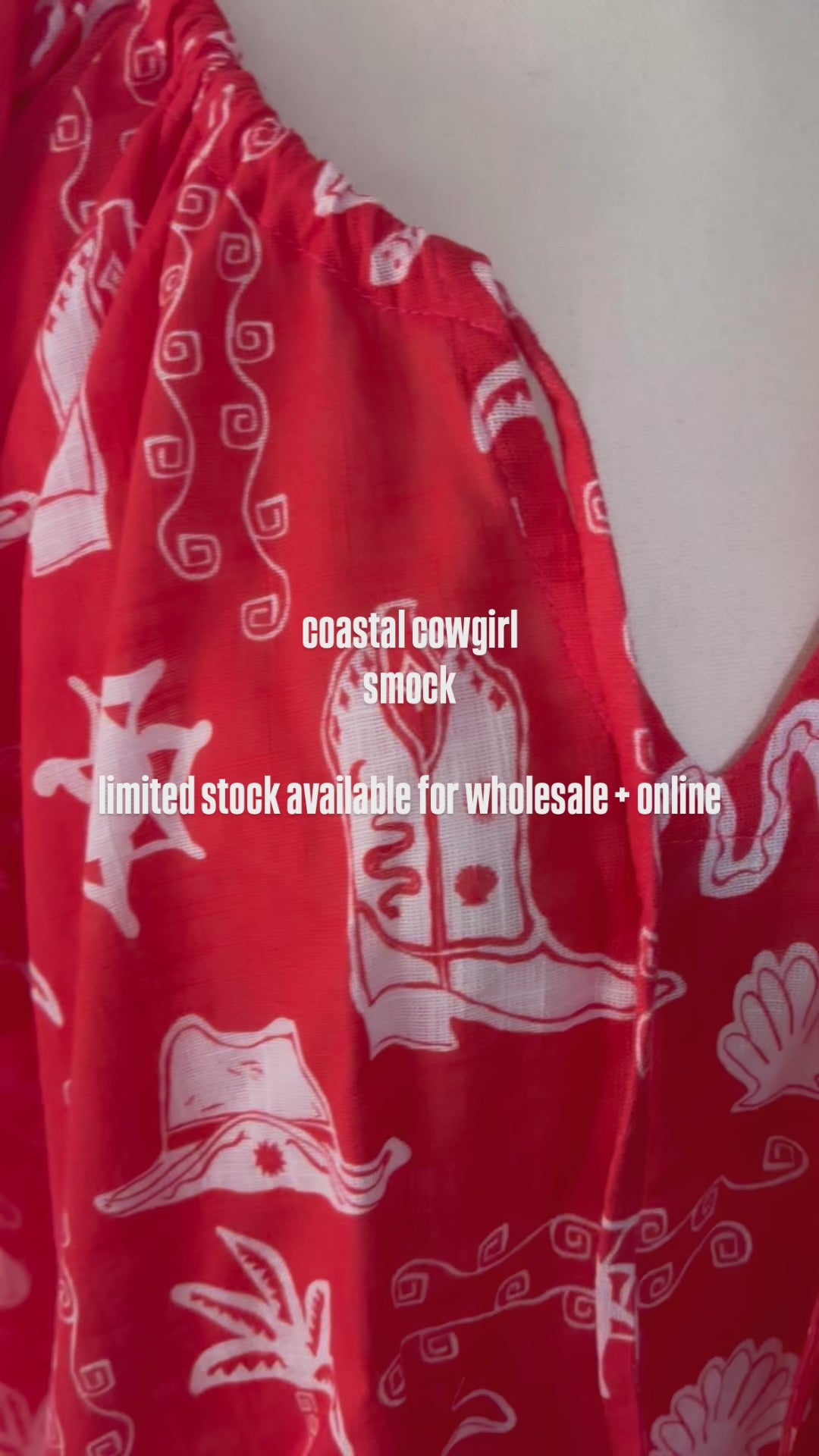 Coastal Cowgirl Smock