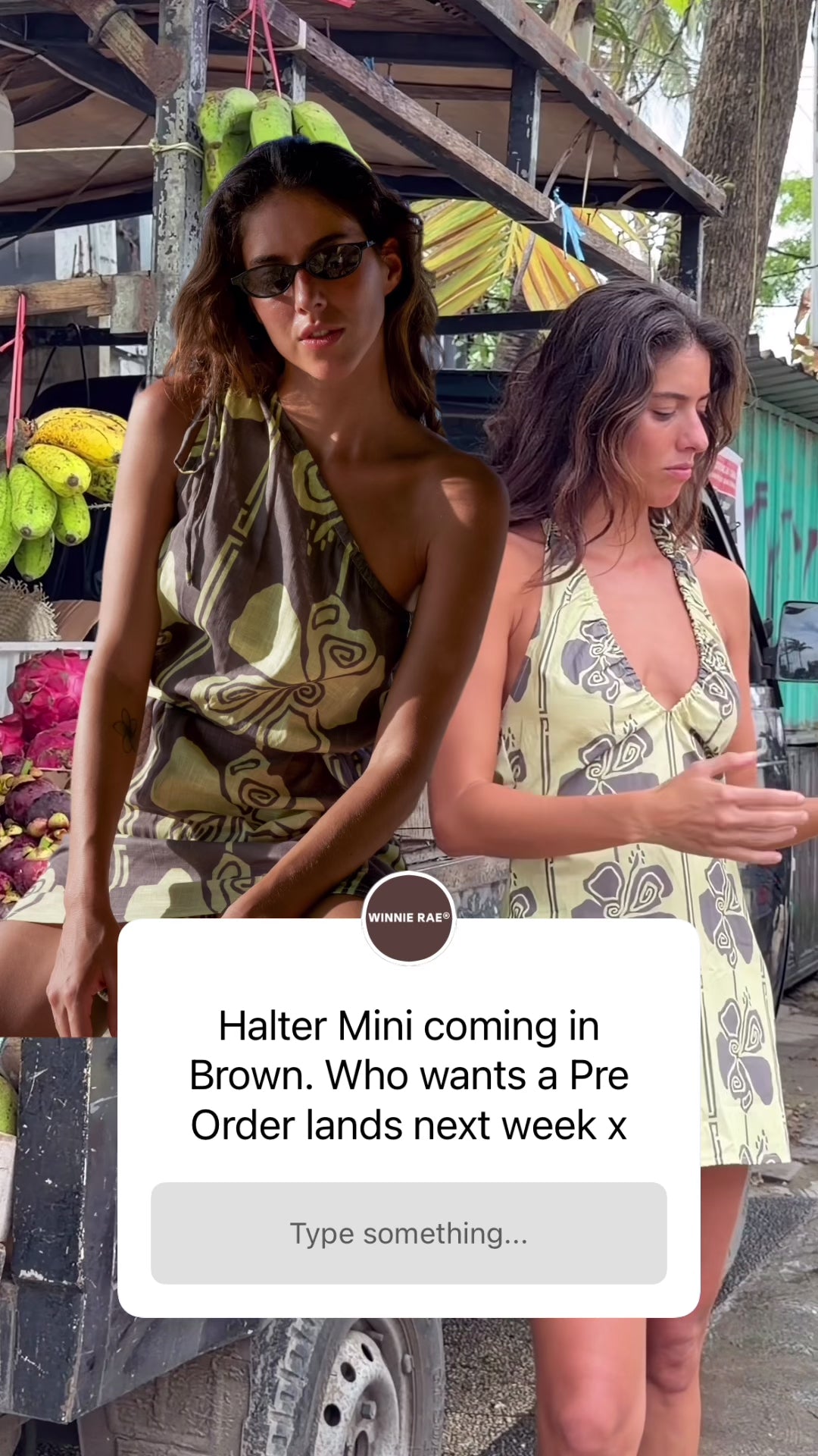 HIBISCUS HEAT mini BROWN